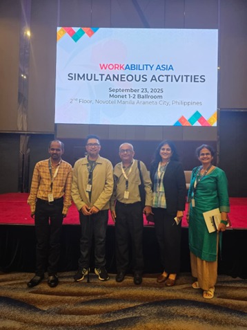 Group Photo of HTBF Dignitaries at the Workability Asia Conference.